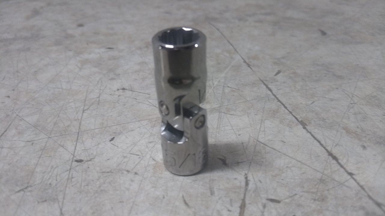 Wright Tool 207 5 Pc 1/4 to 1/2 In Socket Size 12 Point Flex Socket Set