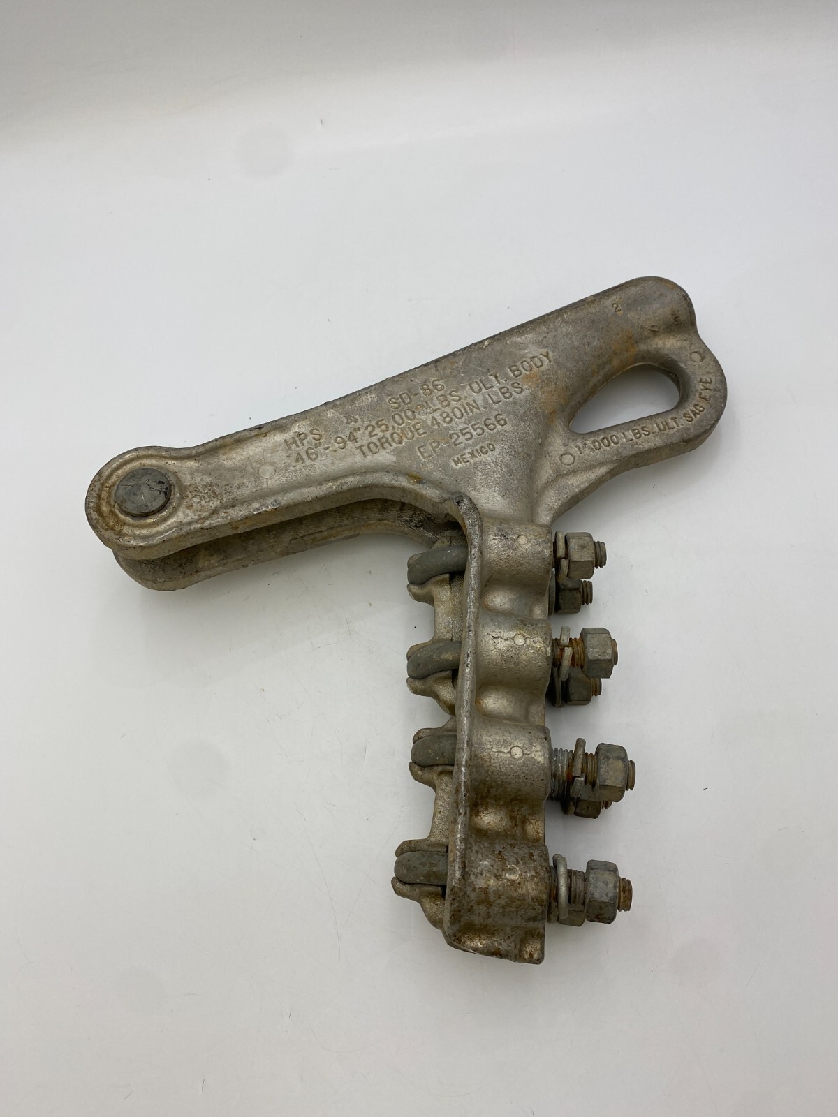 Hubbell SD-86 Quadrant Strain Clamp 0.46" - 0.94" 25000 lb Ultimate 480in lbs
