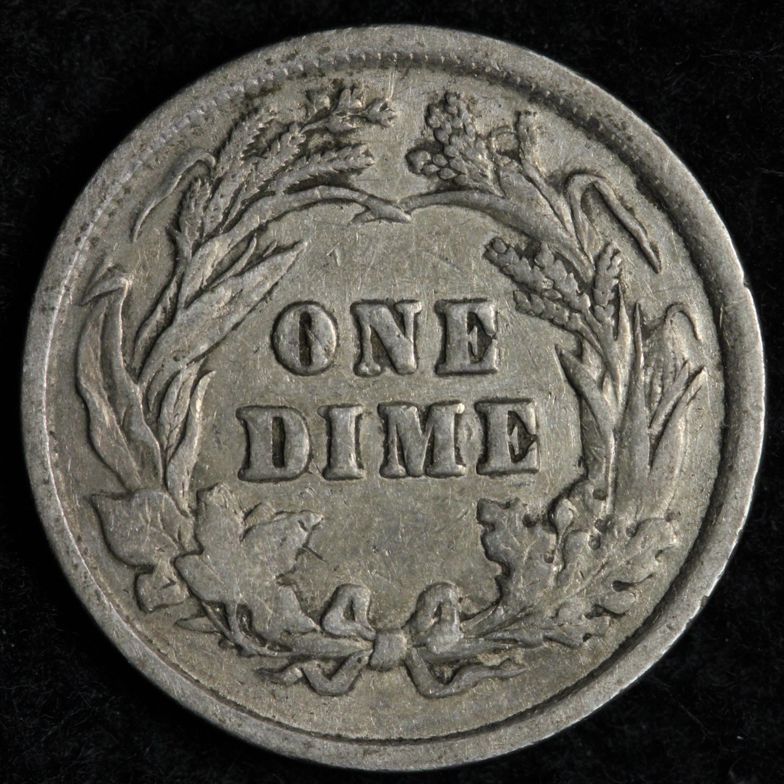 1898 Barber Silver Dime VF E167 SRM