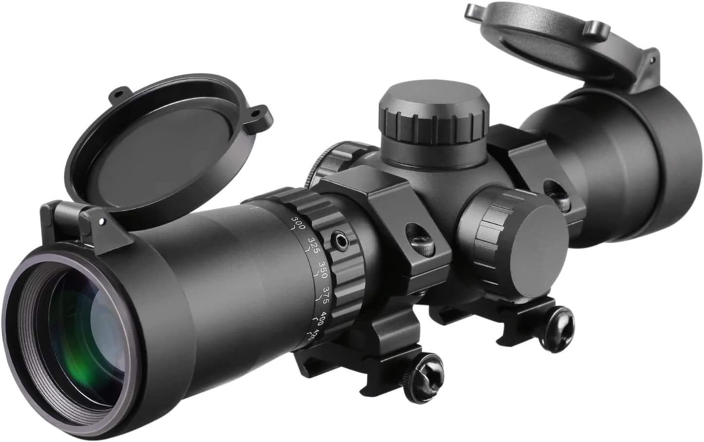 1.5-5x32 Illuminated Crossbow Scope, Ballistic Reticle