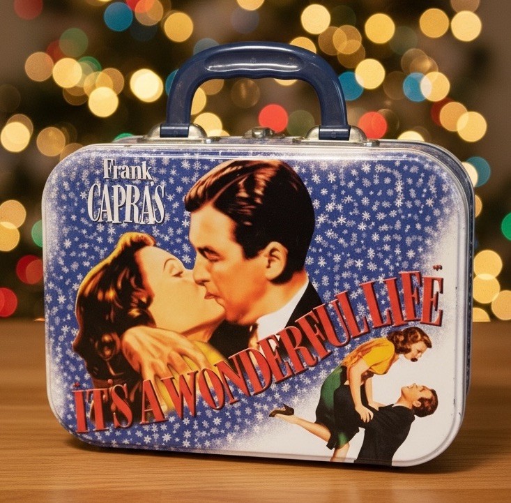 VTG Limited Rare Frank Capra’s It’s A Wonderful Life Collectable Tin Lunch Box
