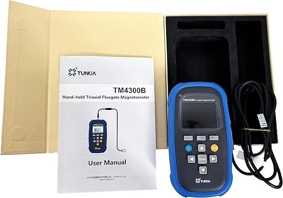 Triaxial Fluxgate Magnetometer Weak Magnetic Field Tester with Class 2 0-2000μT