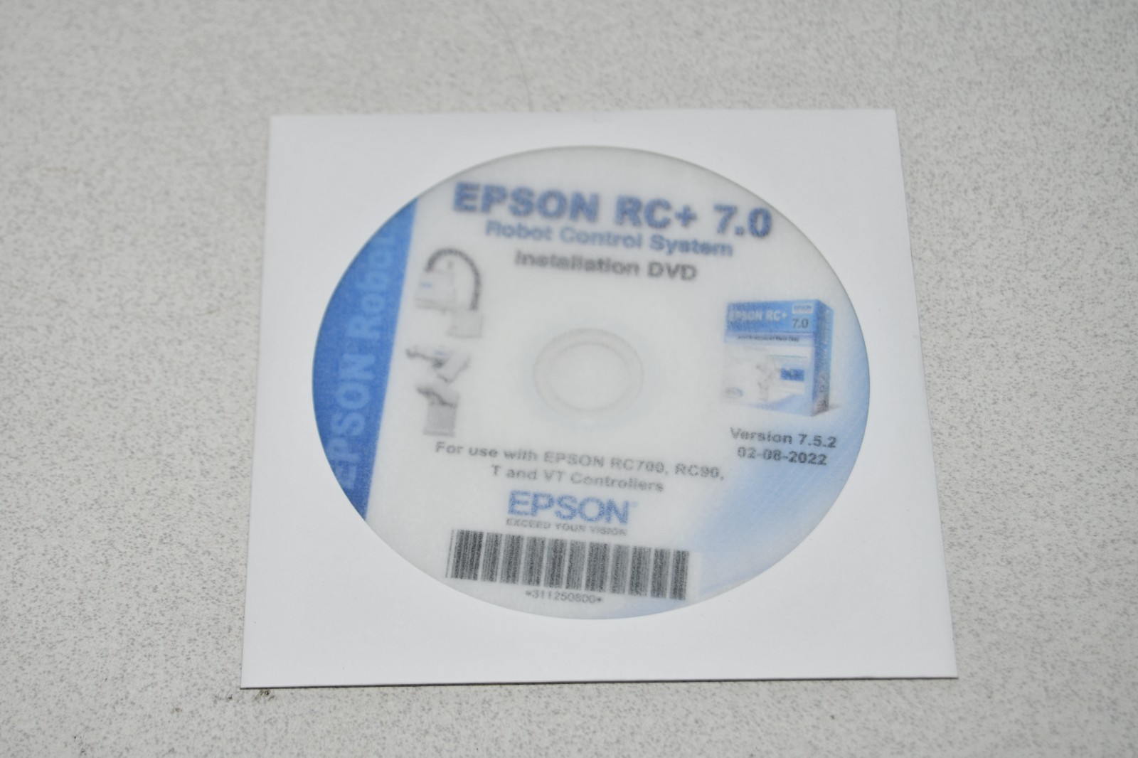 ^ Epson RC700 RC+ 7.0 Installation DVD #X6971