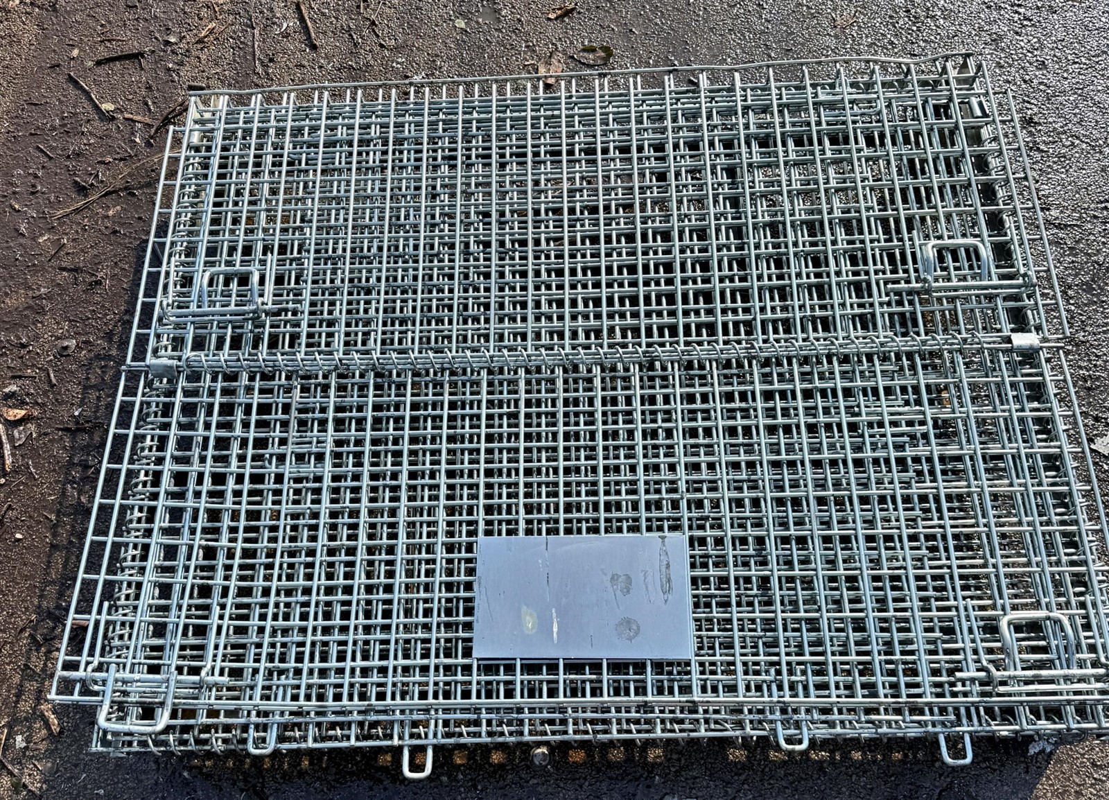 Collapsible Industrial Wire Storage Basket 48x40x41