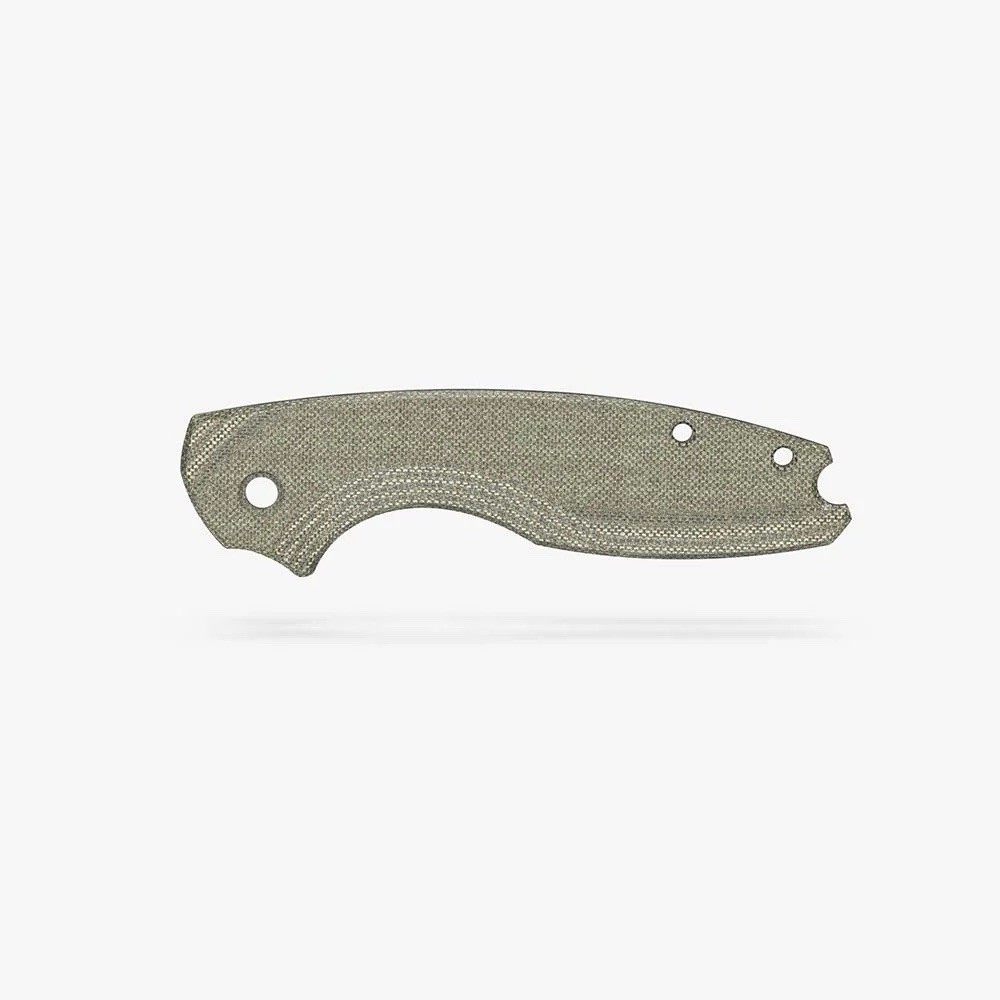 CRKT Pilar 3 Flytanium Handle Scale - Flow Green Canvas Micarta FLY-1174GC
