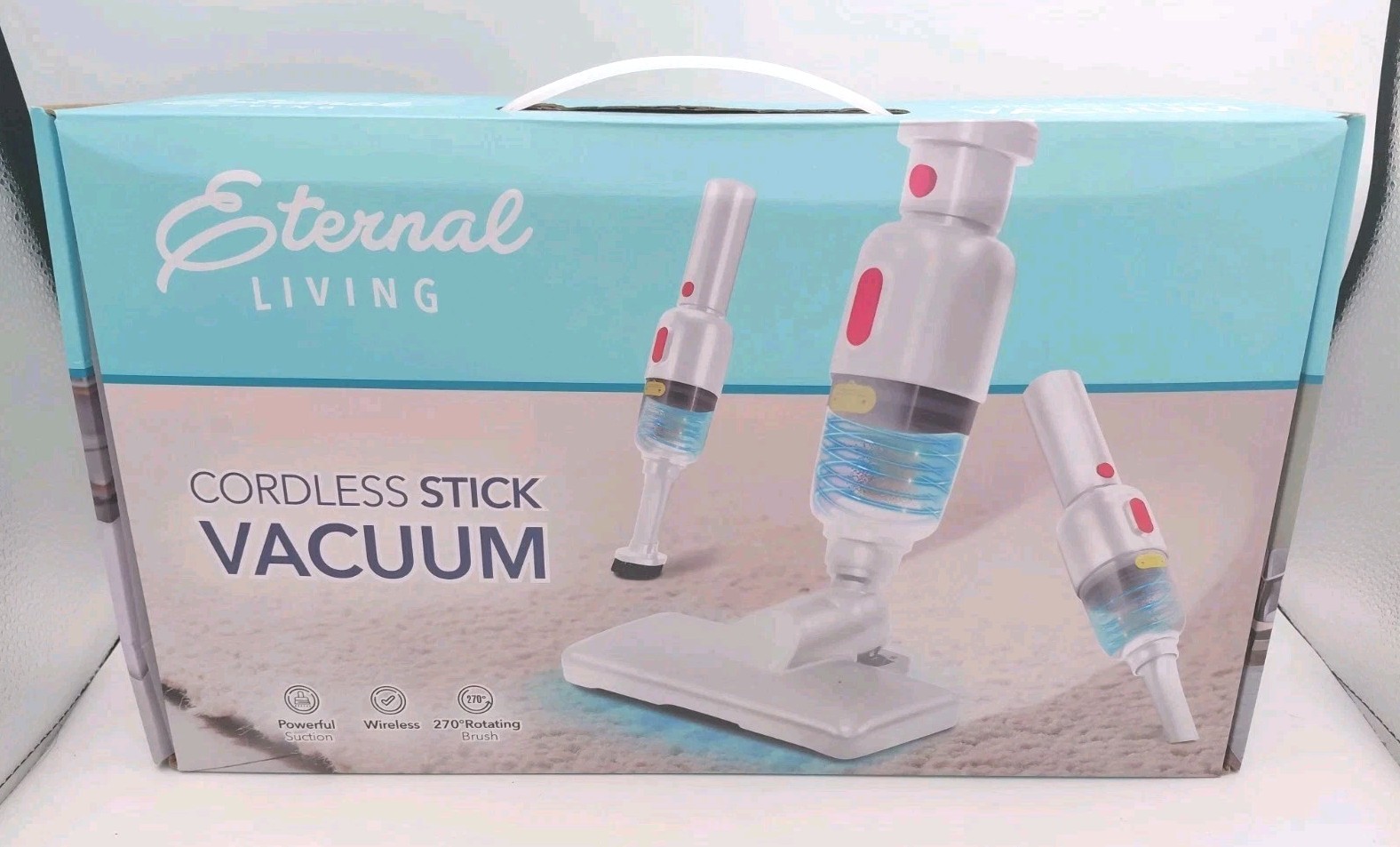 an External Living  Cordless Vacuum