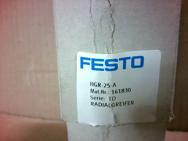 Festo HGR-25-A Pneumatic Gripper 161830 Factory Sealed-Factory Sealed Packaging