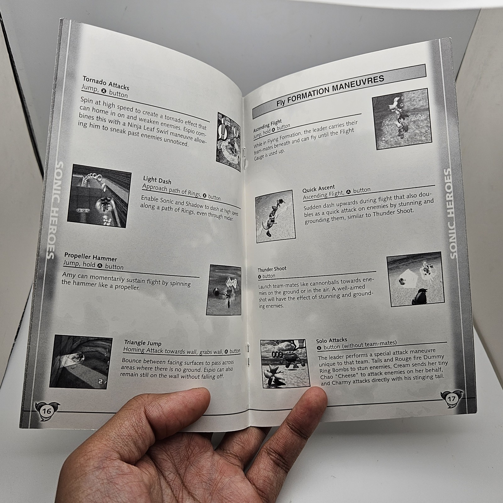 Sonic Heroes Xbox Instruction Booklet Manual Only