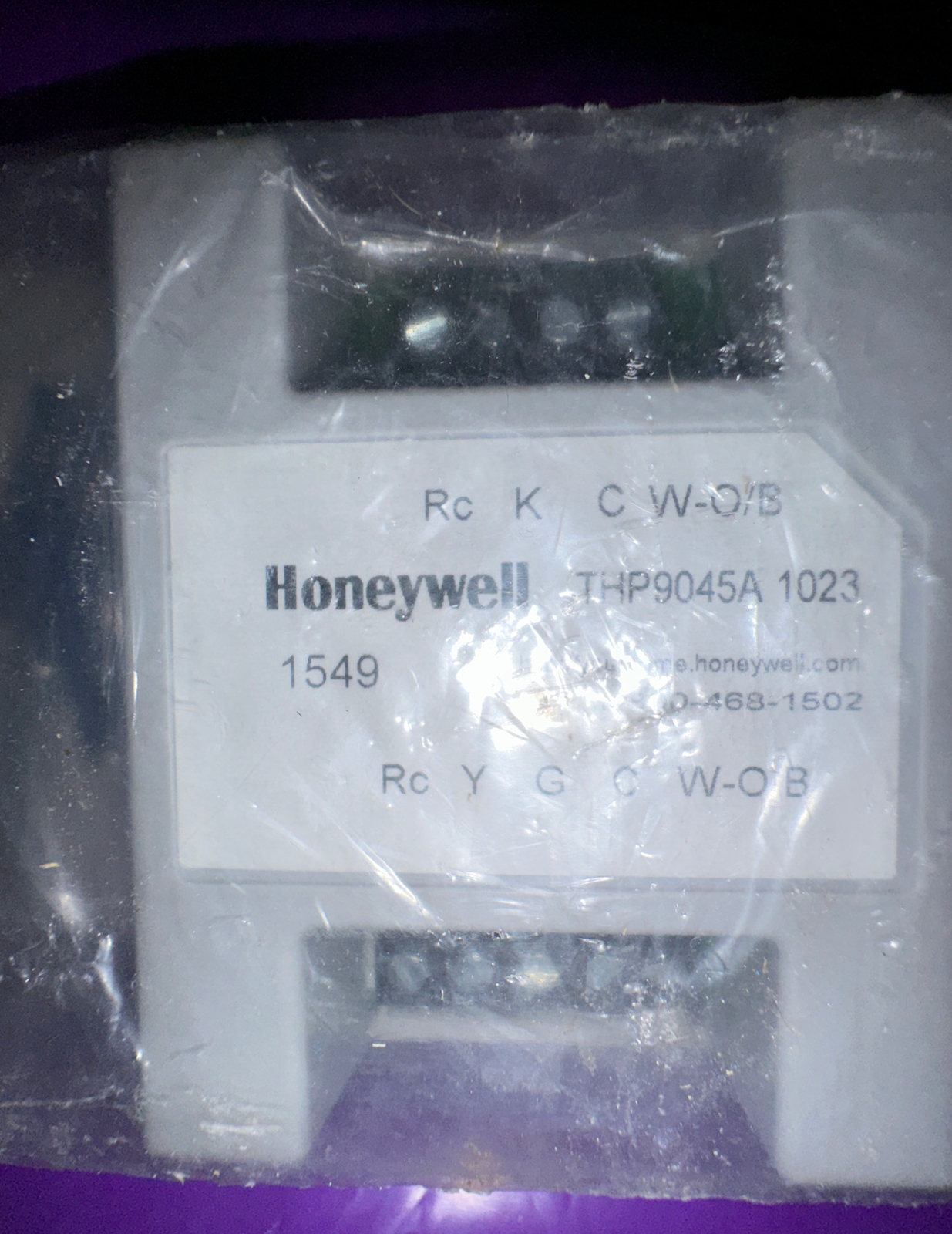 Honeywell THP9045A1023 Wire saver Wiring Module for Thermostat