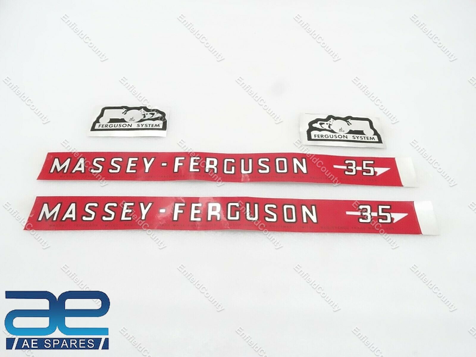 For Massey Ferguson 35 Tractor Decal Sticker Transfer Set ECs