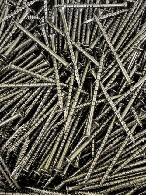 #10 x 3-1/2" 304 Stainless Steel T25 Torx Drive Deck Screws - Qty: 1000