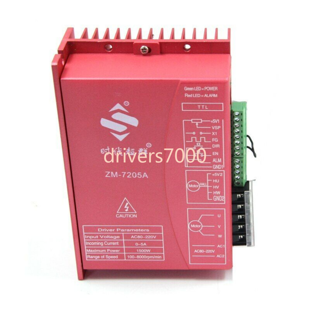 310V High Voltage High Power DC Brushless Motor Driver 220V AC Control ZM-7205