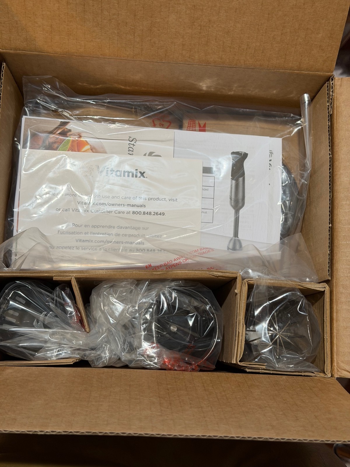 Vitamix Immersion 5 Speed Blender Model VM0219- 4 Piece Bundle