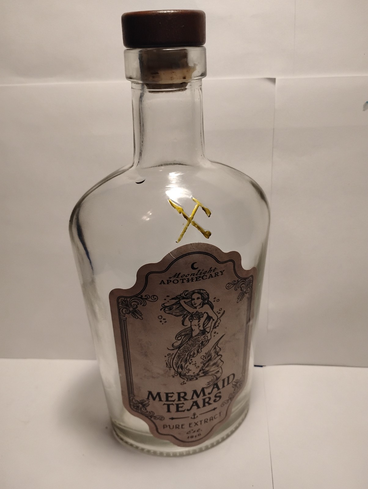 Custom Apothecary Empty Liquor Bottle