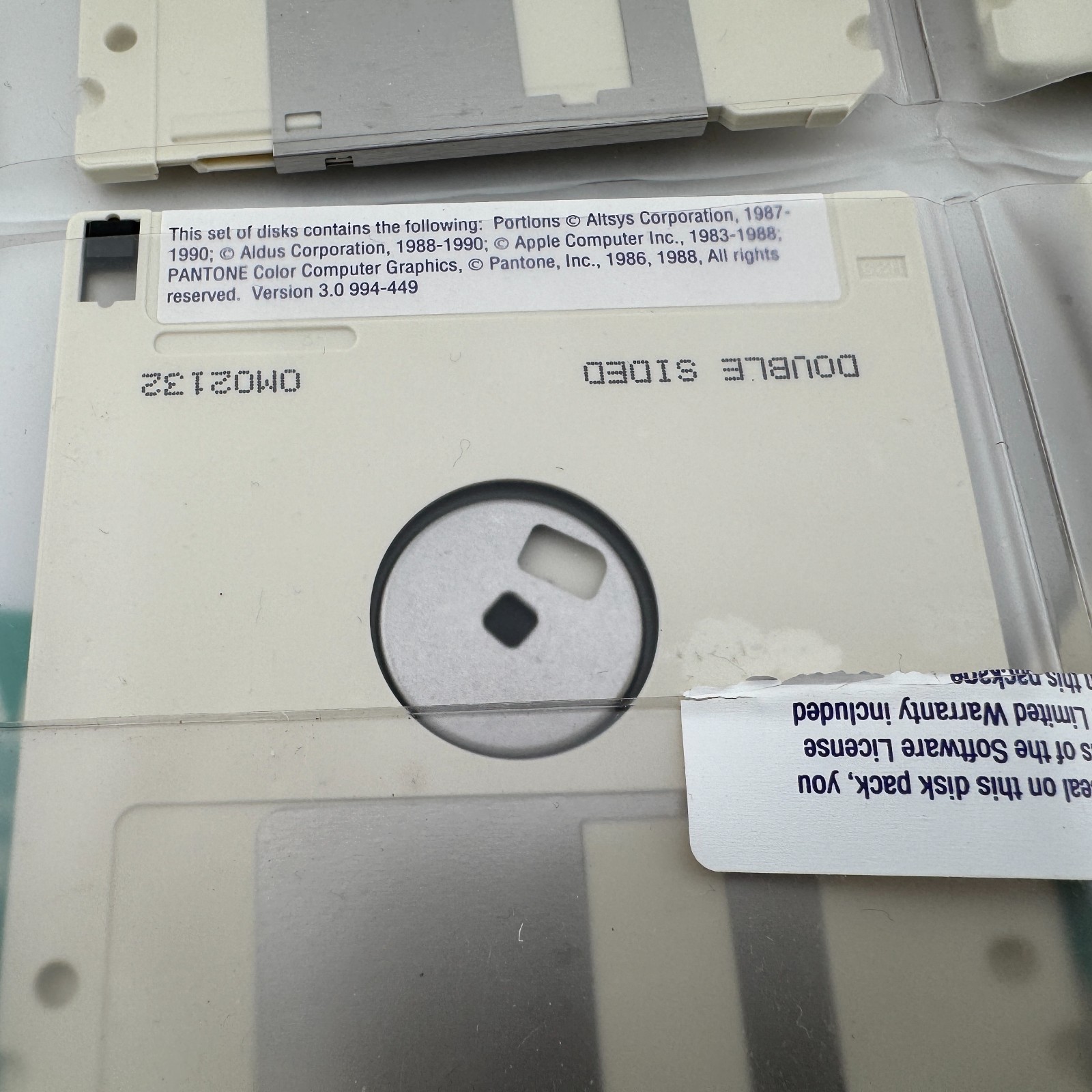 Vintage Apple Macintosh Software 3.5" Floppy Disks Aldus Freehand Pagemaker