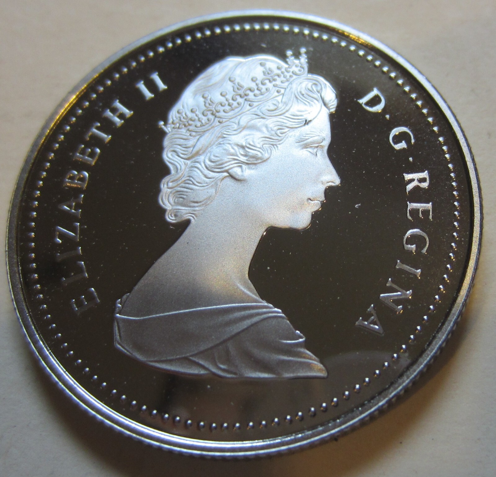 1986 Canada PROOF Nickel One Dollar Coin UNC $1
