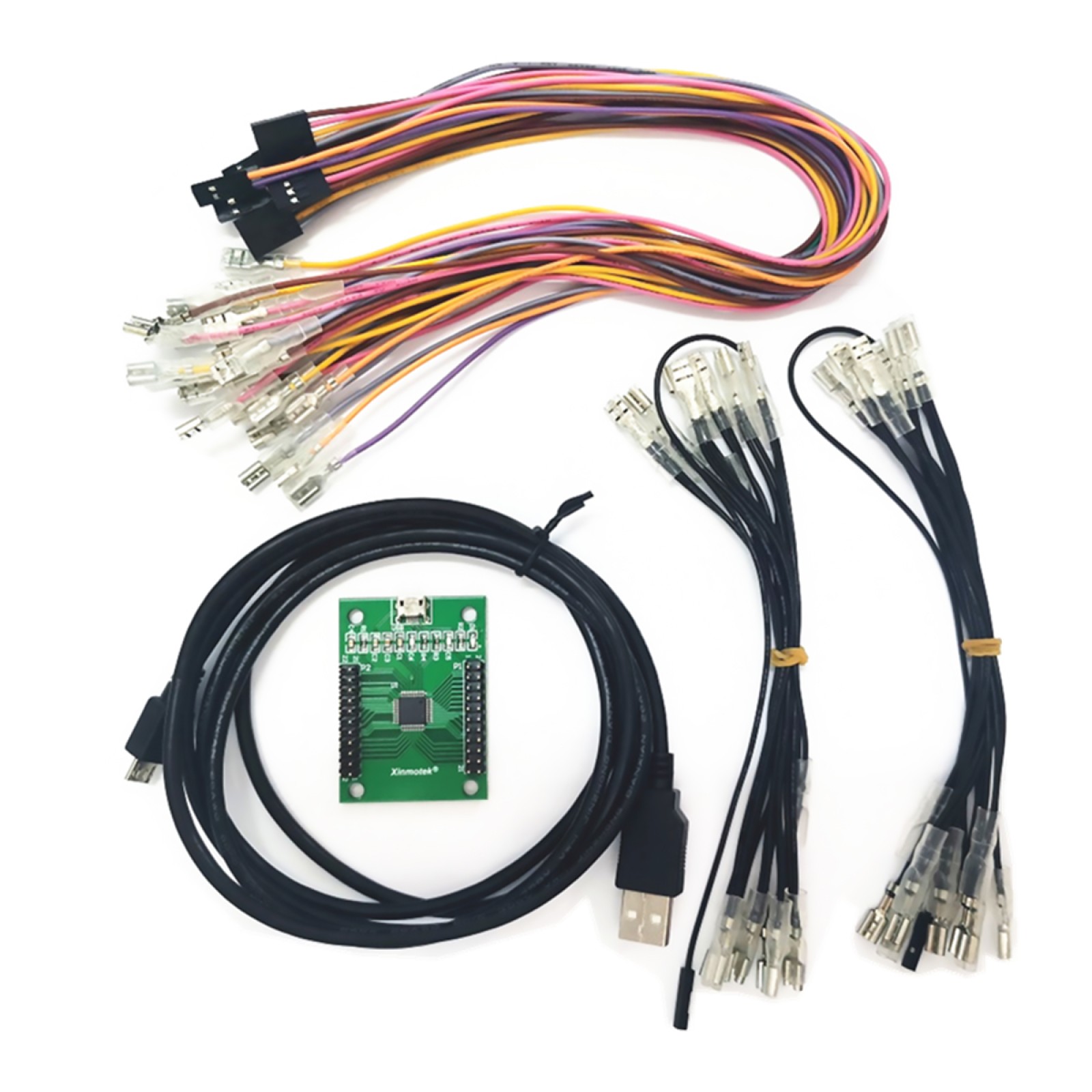 Arcade Encoder to USB Controller 187 Wiring 2 Players DIY Kit For Mame PC PS3 D