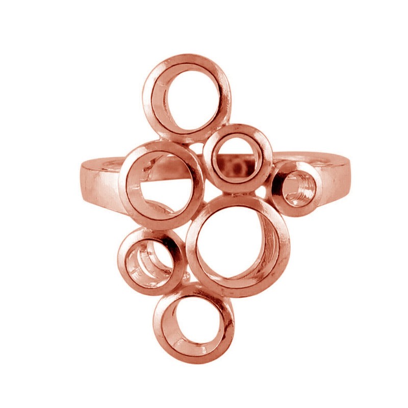 Semi Mount 5MM Round Shape Cabusion Cut Ring Sterling Silver Jewelry