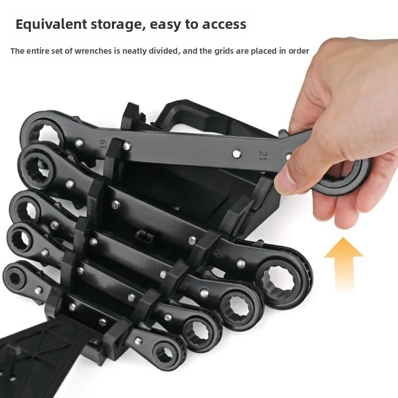 TINSOL 45PCS 1/4" Drive Ratchet Screwdriver Socket Bit Set 72-Tooth CR-V Magneti