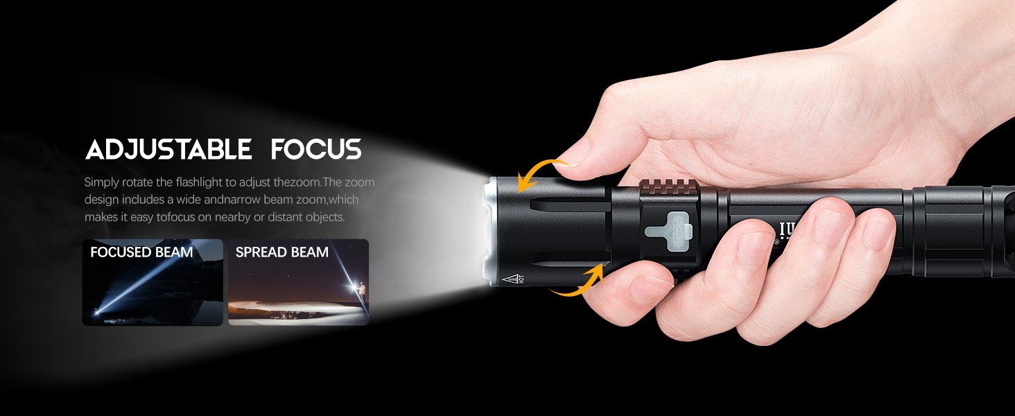 Feyachi FL26 2000 Lumens M-lock Tactical Flashlight
