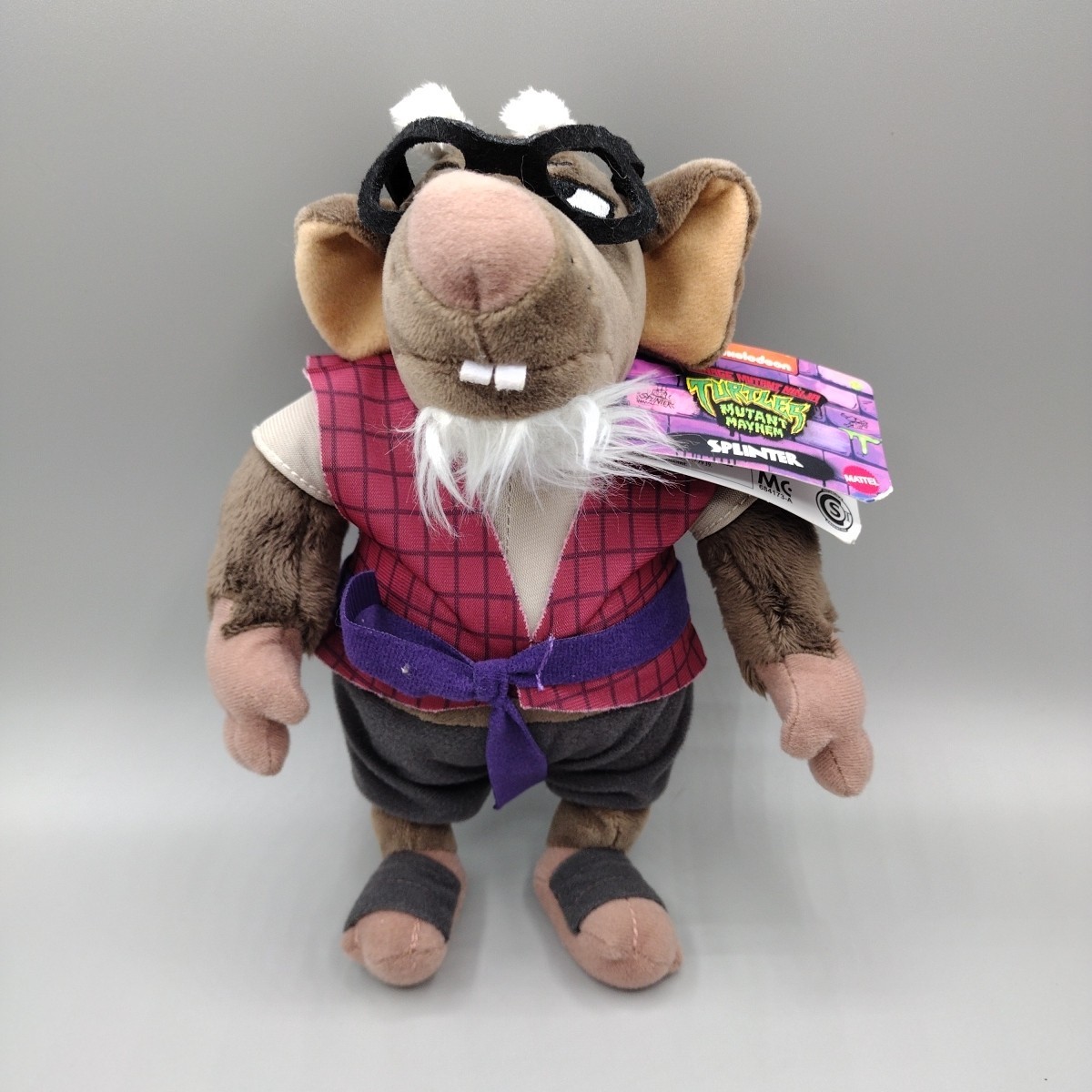Nickelodeon TMNT Teenage Mutant Ninja Turtles Mayhem 8" SPLINTER Plush 2023 NWT