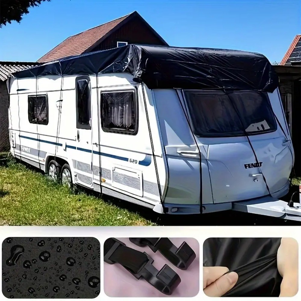 Upgraded RV Roof Cover Motorhome for Travel Trailers Car RV - Outdoor Travel Car