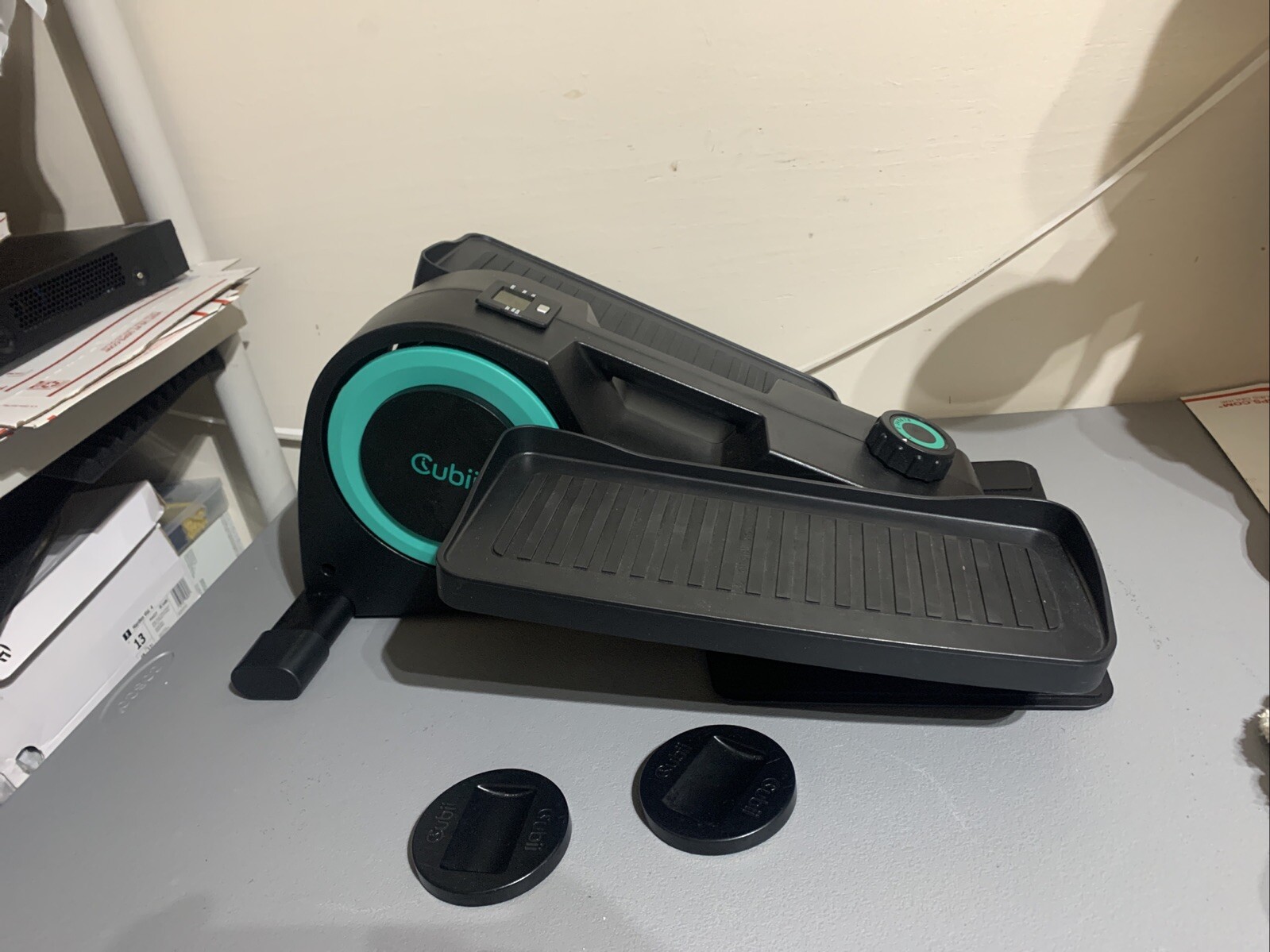 Cubii F3A2 Compact Seated Under Desk Elliptical With Built in Display Monitor