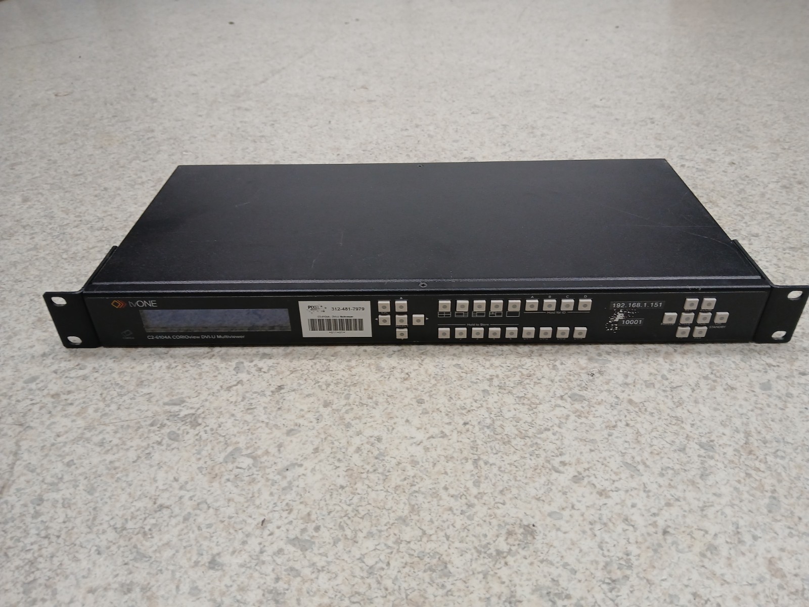 TVONE C2-6104A CORIOview DVI-U MULTIVIEWER, USED, WORKING.