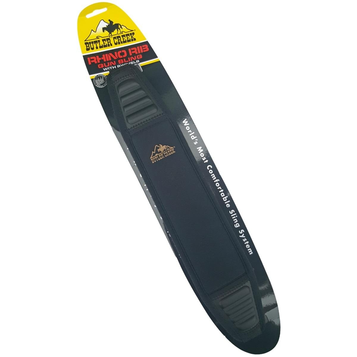 Butler Creek Ultra Grip Sling w/Swivels - Right Hand Rib, Black
