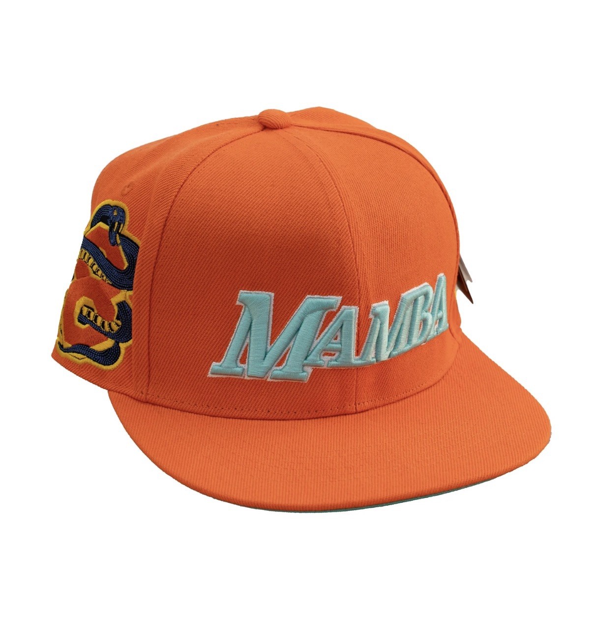 Headgear Classics Hat Mamba Kobe Bryant Los Angeles Snapback Orange Teal Cap