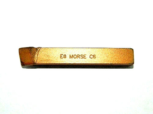 E8 C6 - 1/2" Carbide Tipped Threading Lathe Tool Bit 60 Deg. USA Morse 73719, L3