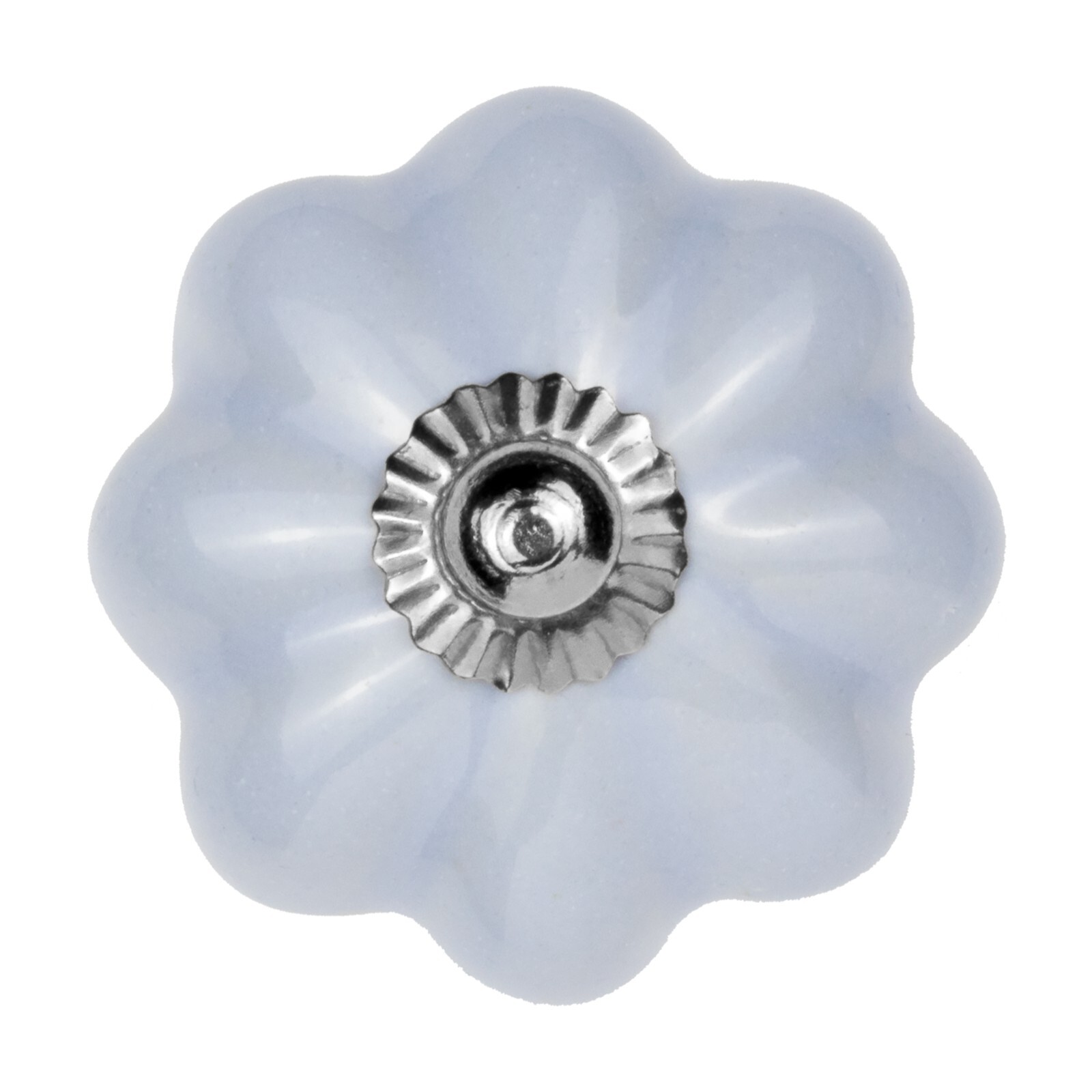 ⭐ Pumpkin Greyish Blue Ceramic Door Knobs Cabinets Cupboard Drawers Pulls Handle