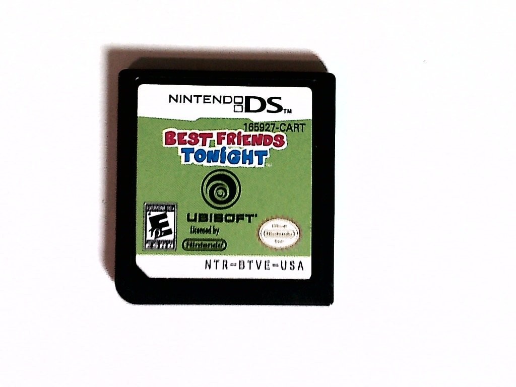 Nintendo DS BEST FRIENDS TONIGHT Game Cartridge Ubisoft ESRB E