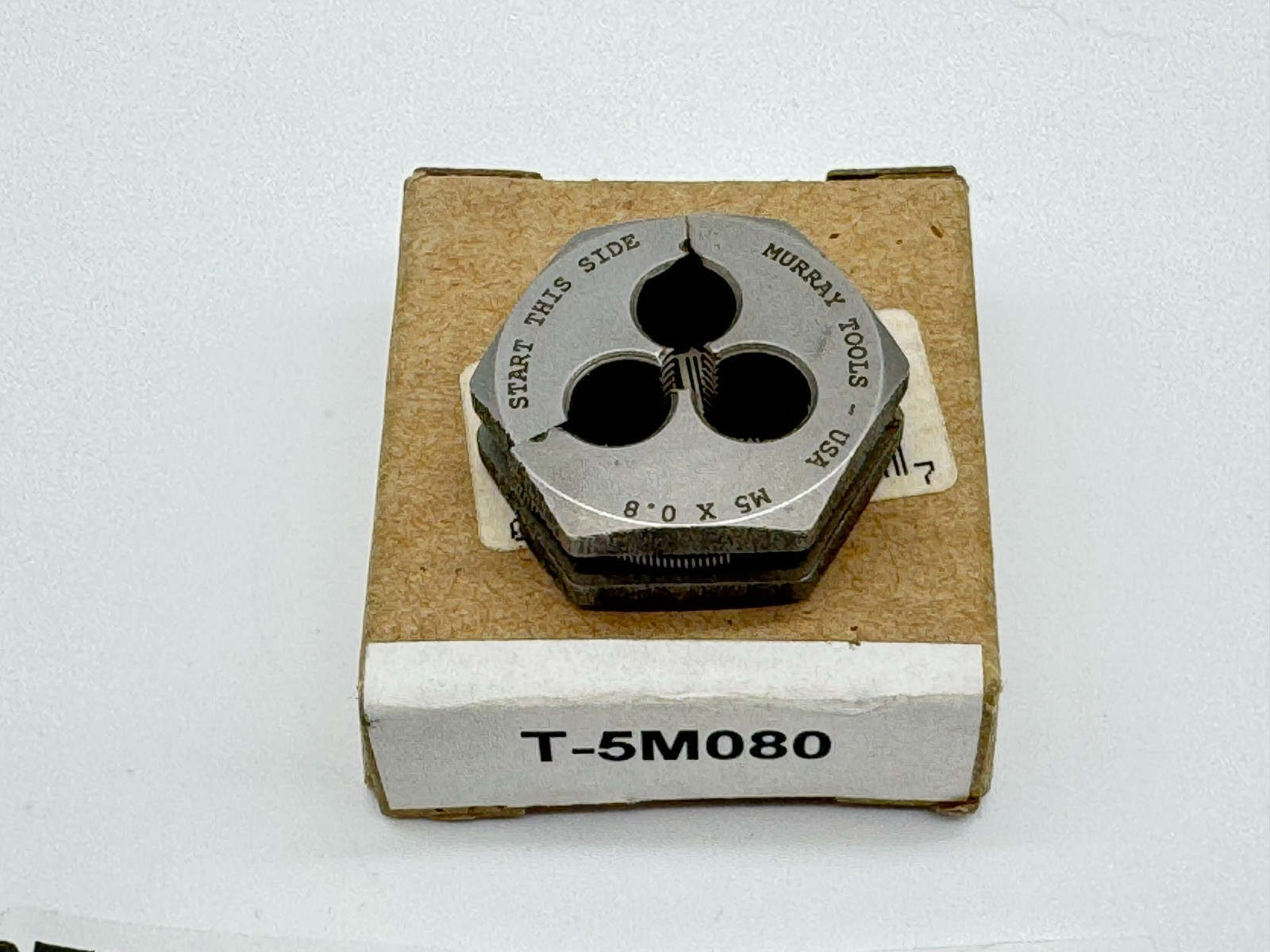 Murray Tools NEW Split Hex Die Thread Chaser M5 X 0.8 USA