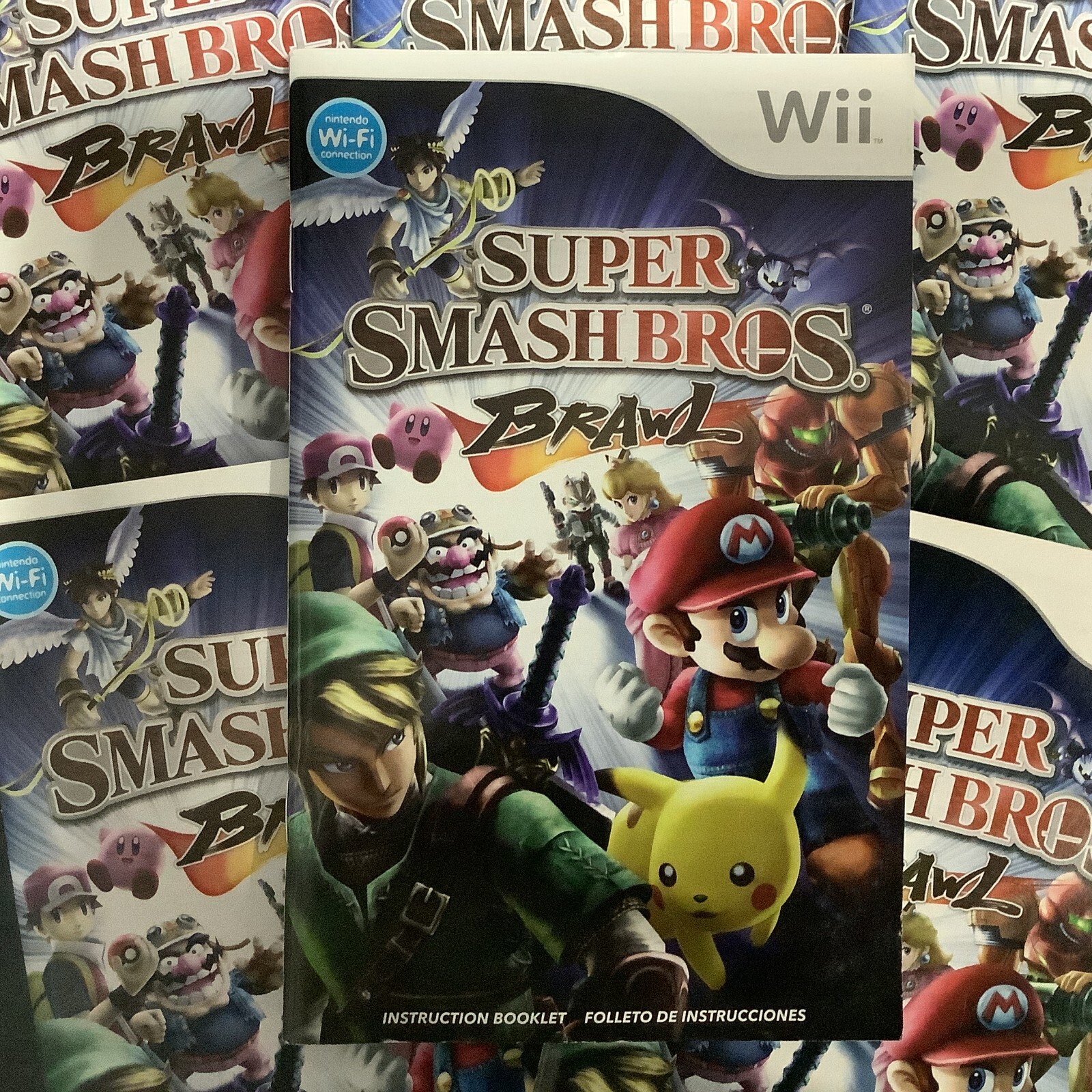 Super Smash Bros. Brawl Nintendo Wii Instruction Manual Only