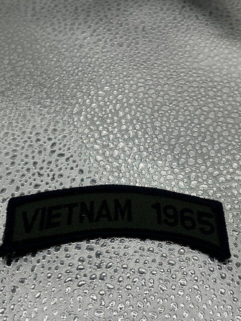 1965 Vietnam Campaign Service Combat Veteran 3.5 x 1 inch sew on Shoulder patch