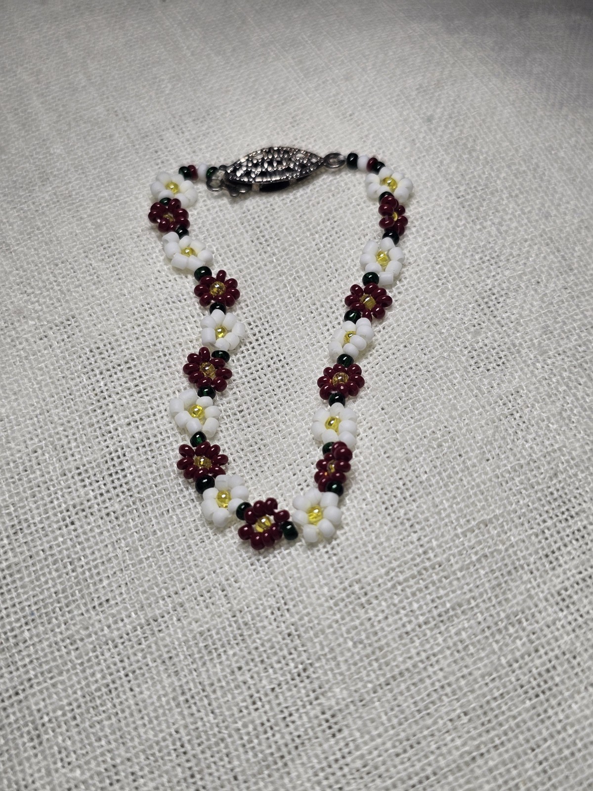 4 Vintage Artisan Made Fully Beaded Bracelets
