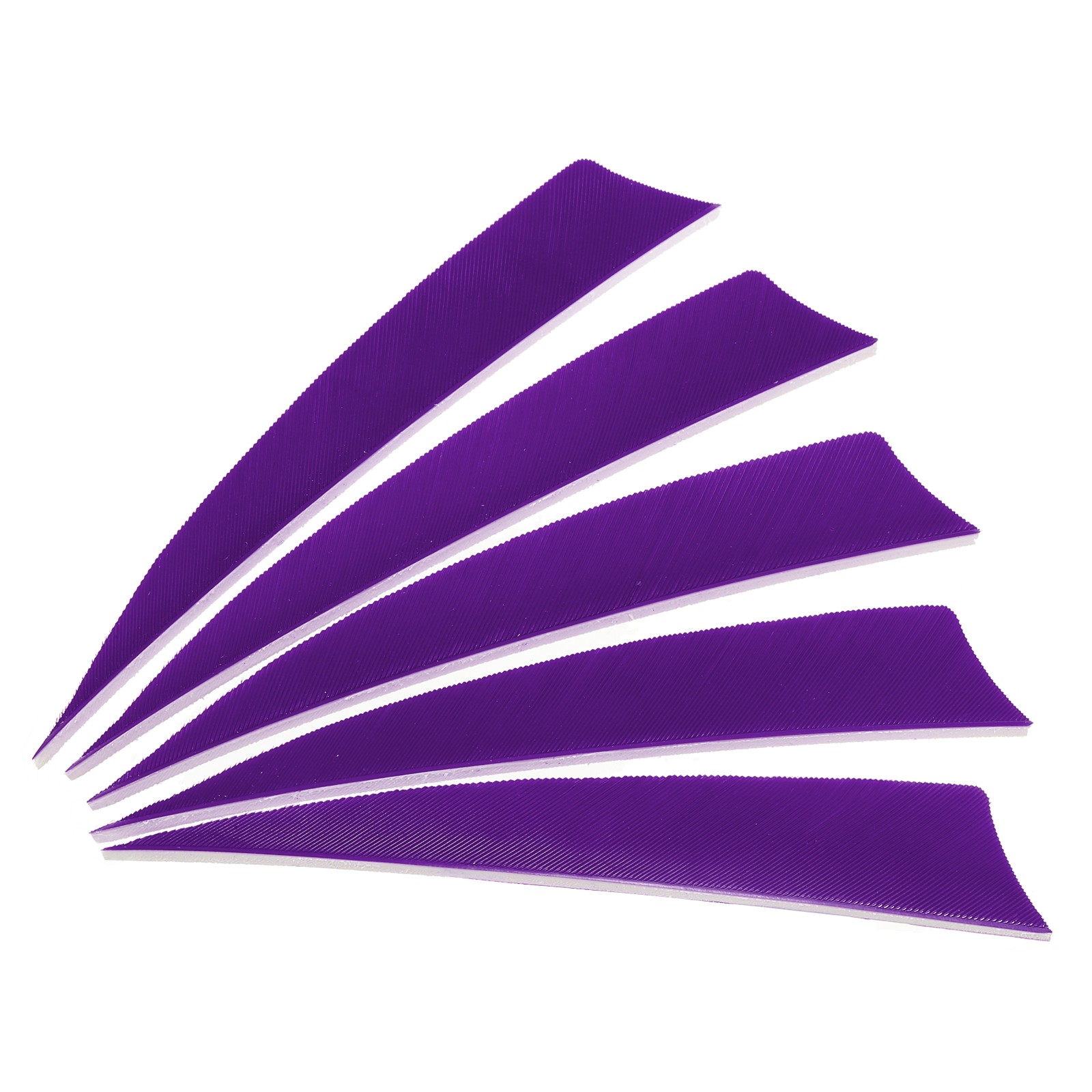 Arrows Vanes 50 Pack 4 Inch Arrow Feather Right Wing Purple for DIY