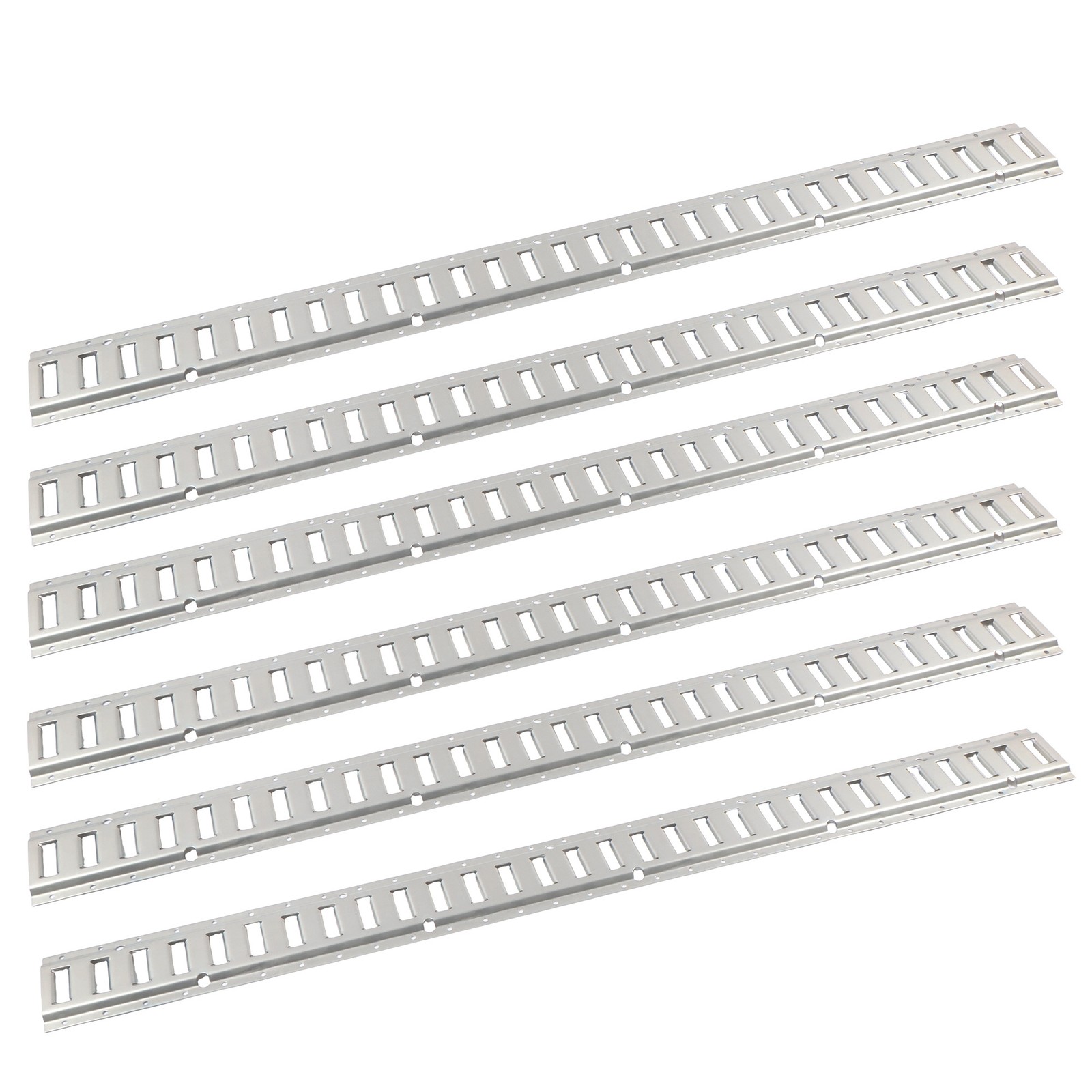 Labwork 6 Pack 5' E Track Tie Down Rail Kit For Trailer Truck Galvanized Steel