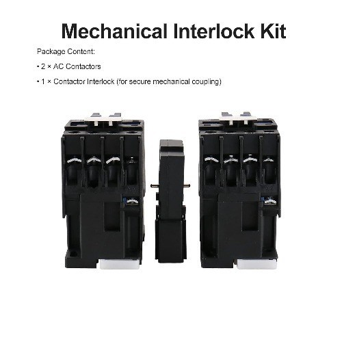 CJX2-2501 110VAC 25A Mechanical Interlock Kit 2 AC 110V