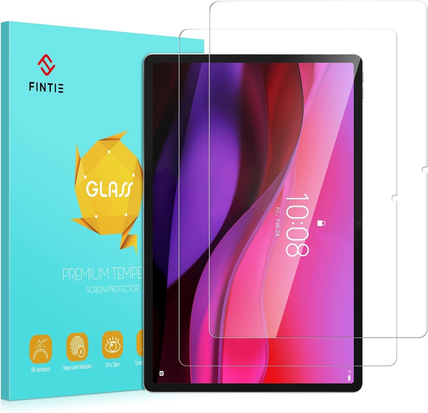 2 Pack Screen Protector for 12.7" Yoga Tab Plus 2025 Tempered Glass Protector