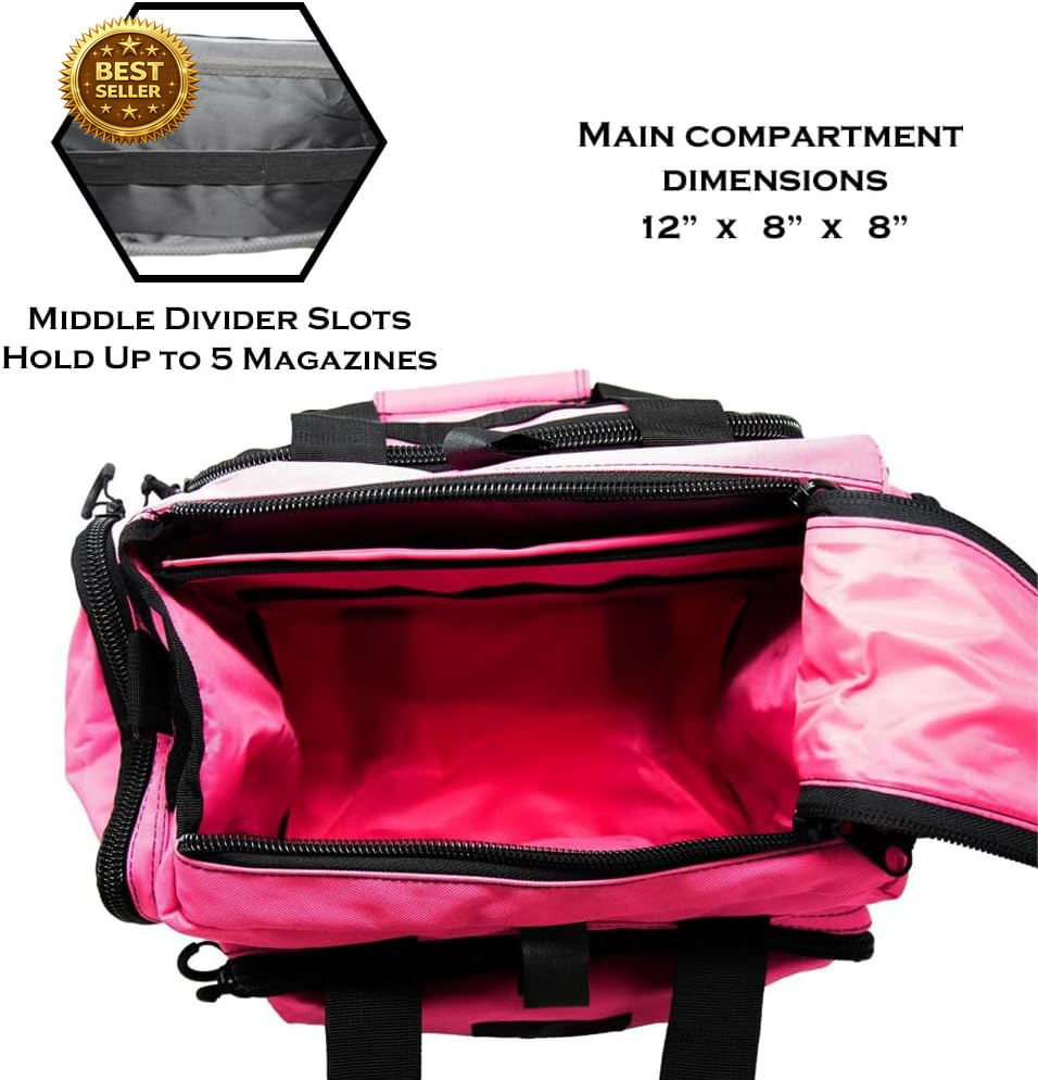 Tactical Range Bag Medium Shooting Gun Case Ammo Storage Molle Webbing