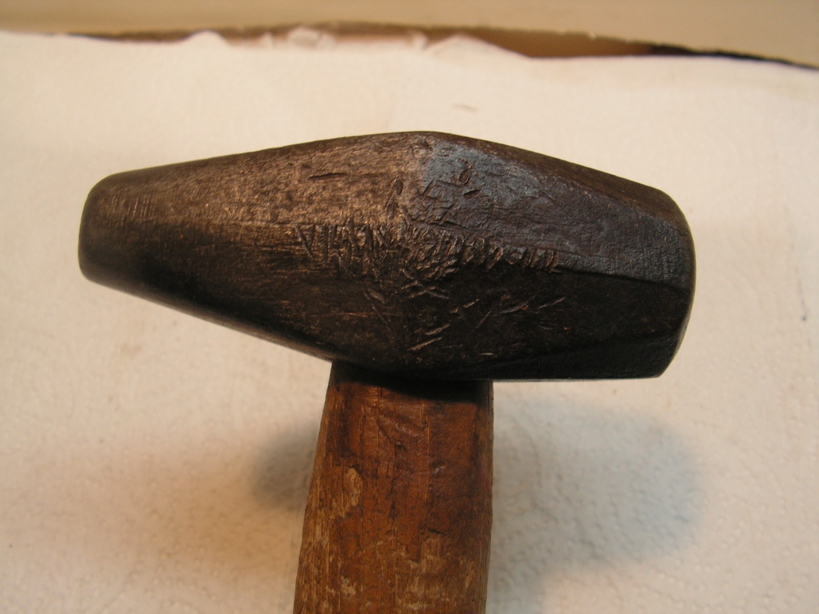 Vintage Bell System Linesman Hammer #1 8oz. 9" Total Length, 3 3/4" Across Head