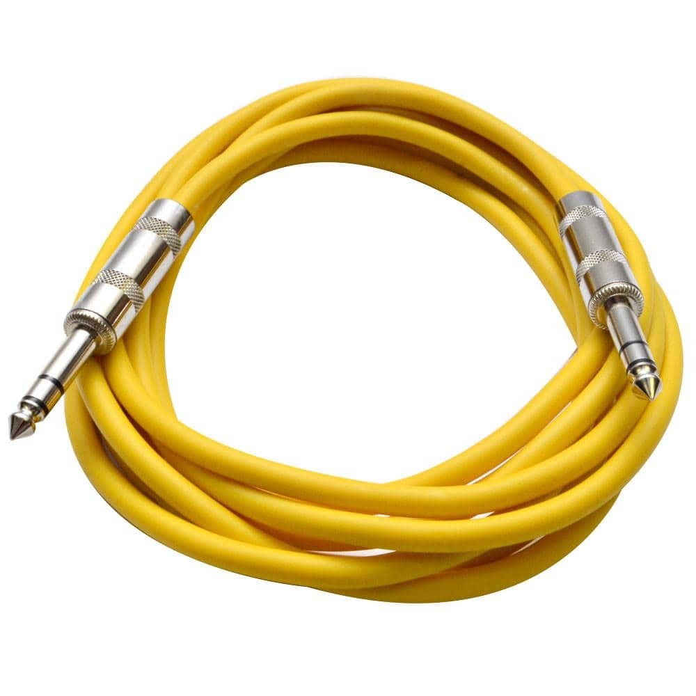 SATRX-10 Yellow 10ft TRS Patch Cable