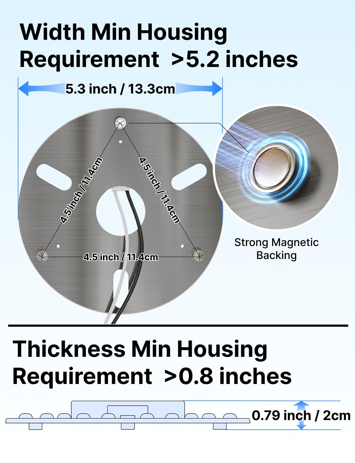 5 inch LED Retrofit Light Kit, Ceiling Warm White/Neutral White/Cool White