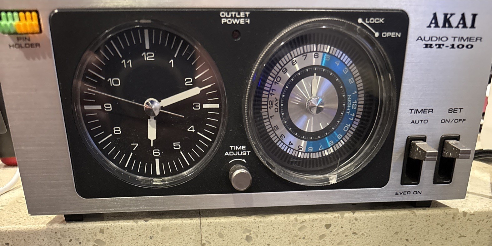 AKAI RT-100 Audio Timer Retro Vintage Working Condition Imported from Japan Rare