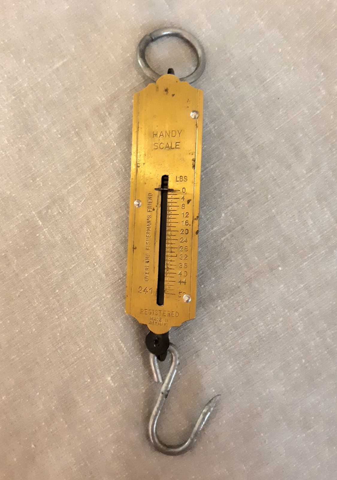 Vintage Overland #241 Fisherman's Friend Handy Scale; up to 50 lbs.