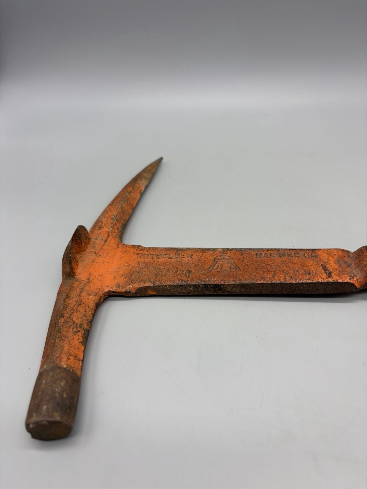 Antique Belden Machine Co. "Slate Roofing Hammer" W/ Leather Stack Handle