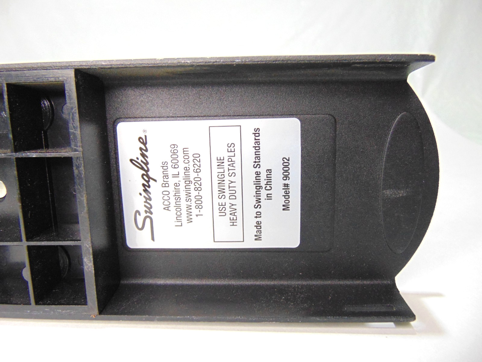 Swingline High-Capacity Heavy-Duty Stapler 210-Sheet Capacity Black/Gray 90002
