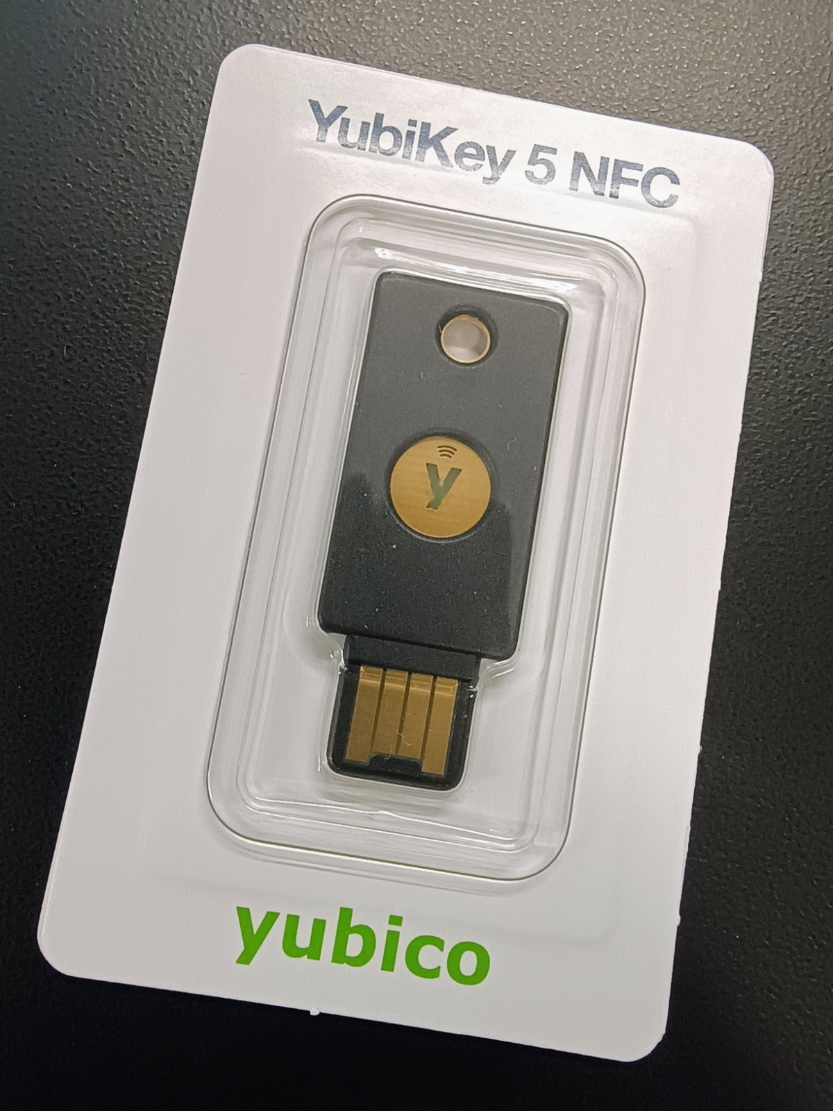 Yubico YubiKey 5 NFC (USB A) 2FA MFA Security Key **New** (P/N 50604084614)
